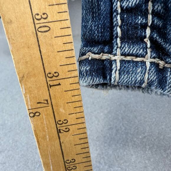 Silver Jeans Womens 29x31 (8) Blue Lola Flare Low Rise Boyfriend Y2K Jeans - Picture 16 of 16